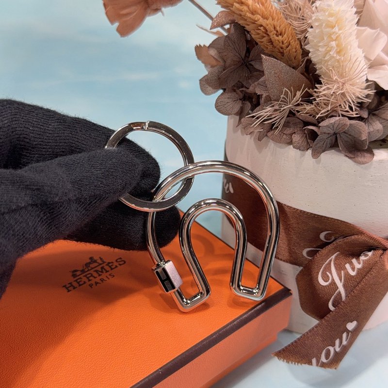 HERMES Fer a Cheval馬蹄造型鑰匙圈-1