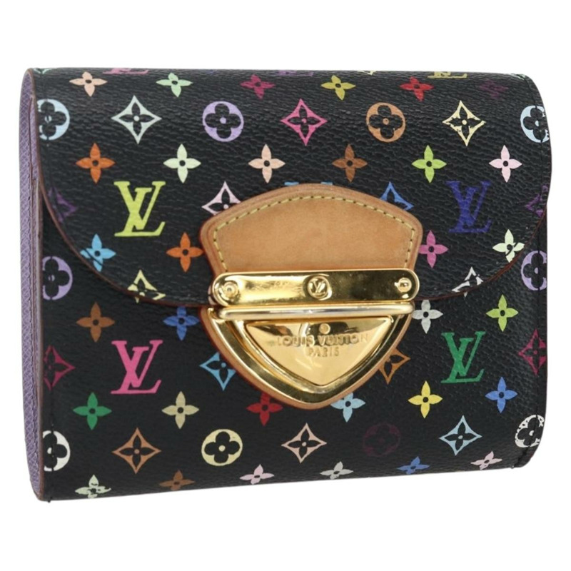 【日本直送】路易威登 (LOUIS VUITTON) 多色 Portefeuille Joy 皮夾 黑色 M60282 LV 正品 157816V-0