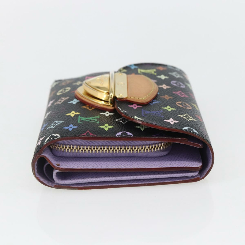 【日本直送】路易威登 (LOUIS VUITTON) 多色 Portefeuille Joy 皮夾 黑色 M60282 LV 正品 157816V-3