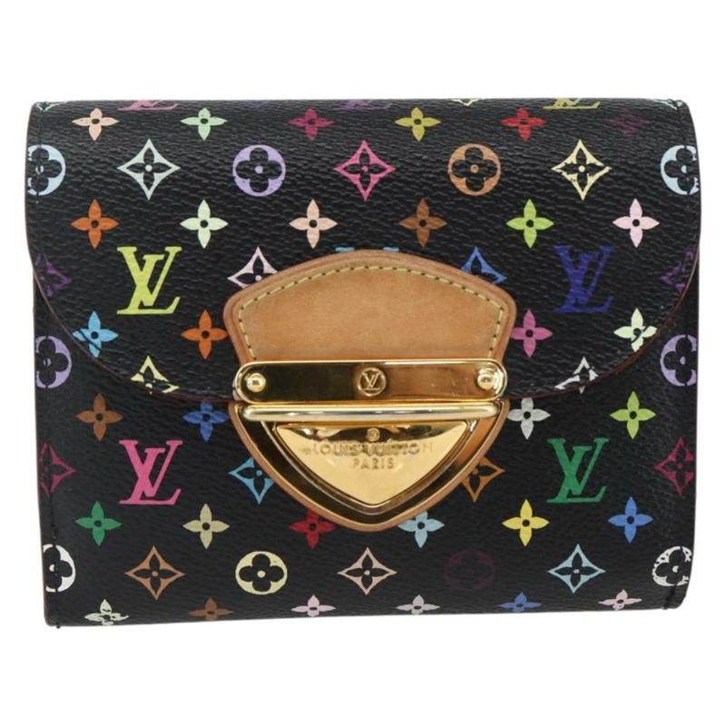 【日本直送】路易威登 (LOUIS VUITTON) 多色 Portefeuille Joy 皮夾 黑色 M60282 LV 正品 157816V-12