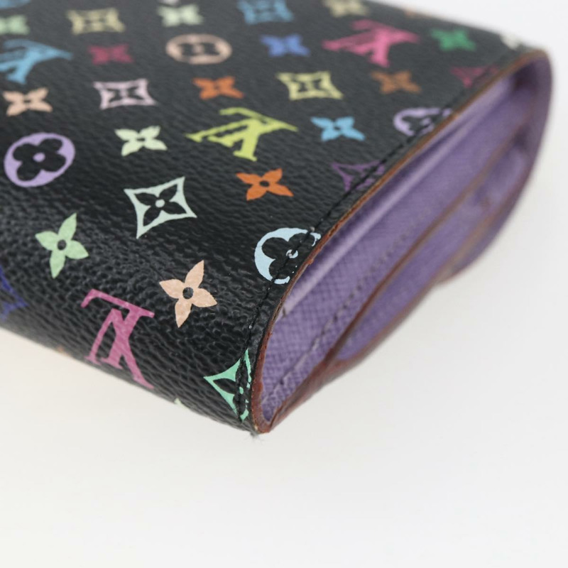 【日本直送】路易威登 (LOUIS VUITTON) 多色 Portefeuille Joy 皮夾 黑色 M60282 LV 正品 157816V-14