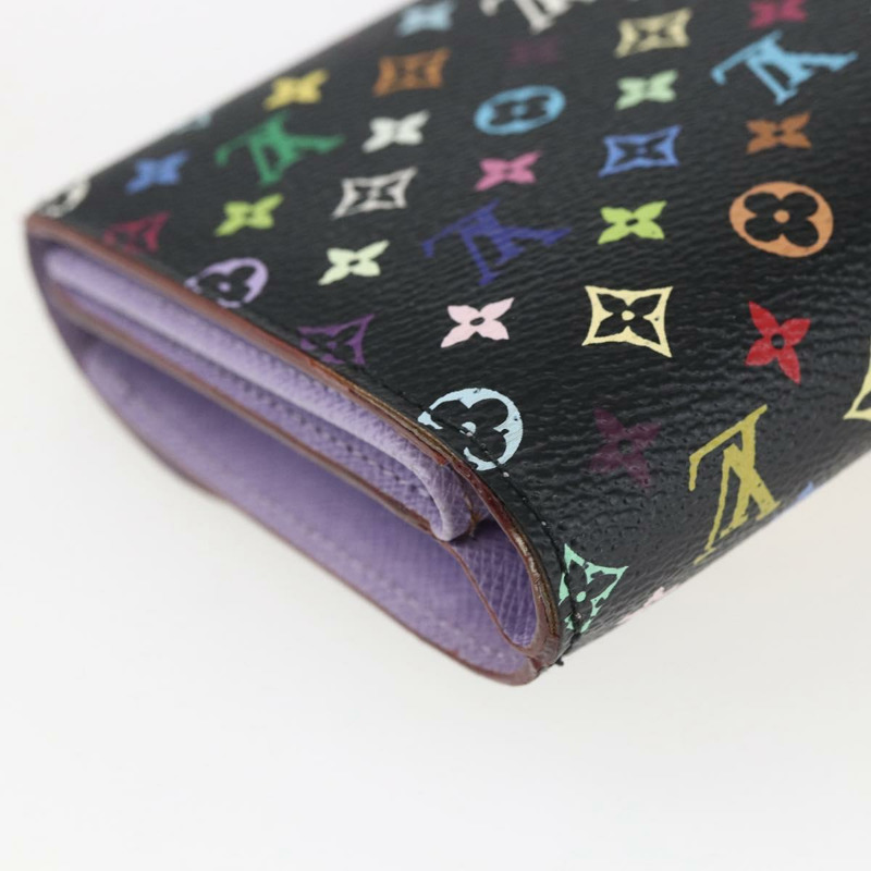 【日本直送】路易威登 (LOUIS VUITTON) 多色 Portefeuille Joy 皮夾 黑色 M60282 LV 正品 157816V-15