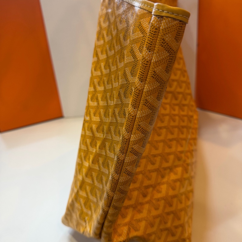 GOYARD 戈雅Y字老花滿印 子母包  黃色大號 底37cm🈚附件-2