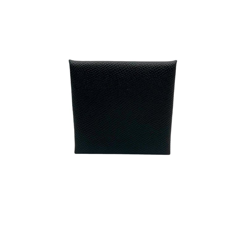 【美收精品】Hermes 小牛皮方形釦式零錢包 W刻 C-389【隔月月中將轉賣至日本 上架期限30天】-1