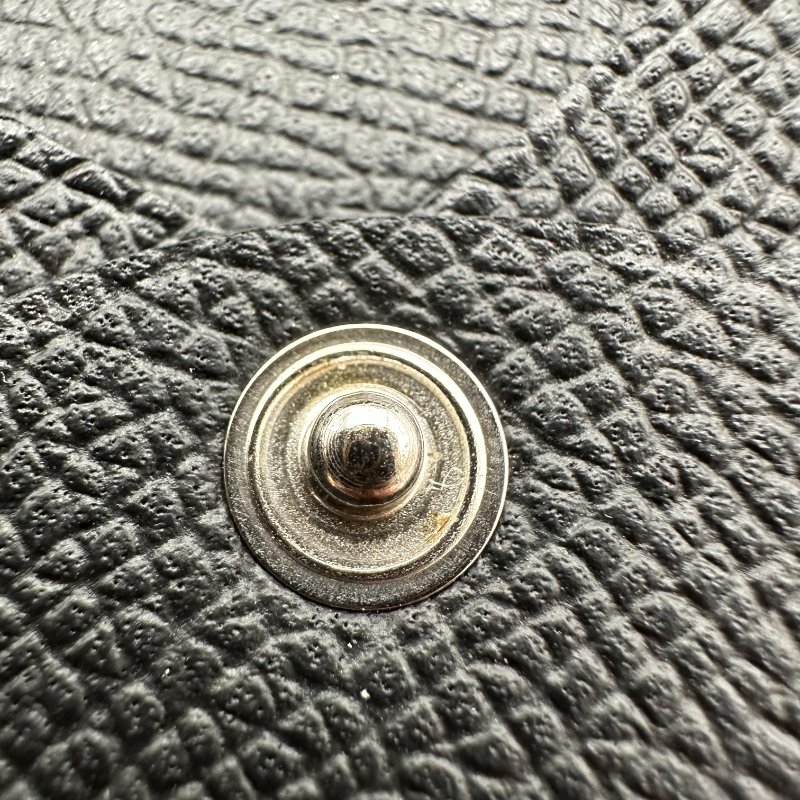 【美收精品】Hermes 小牛皮方形釦式零錢包 W刻 C-389【隔月月中將轉賣至日本 上架期限30天】-15