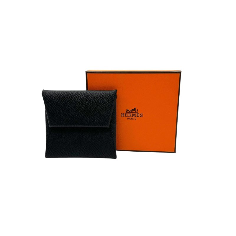 【美收精品】Hermes 小牛皮方形釦式零錢包 W刻 C-389【隔月月中將轉賣至日本 上架期限30天】-17