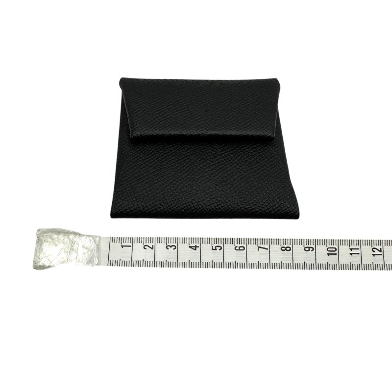 【美收精品】Hermes 小牛皮方形釦式零錢包 W刻 C-389【隔月月中將轉賣至日本 上架期限30天】-18