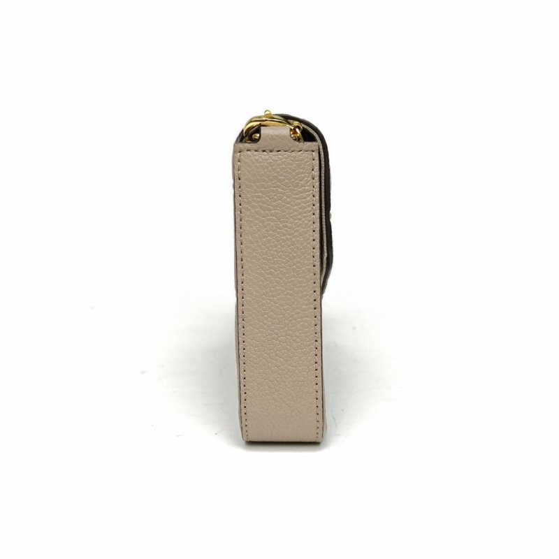 LOUIS VUITTON POCHETTEFELICIE三合一鏈條包灰色牛皮晶片肩背包-3