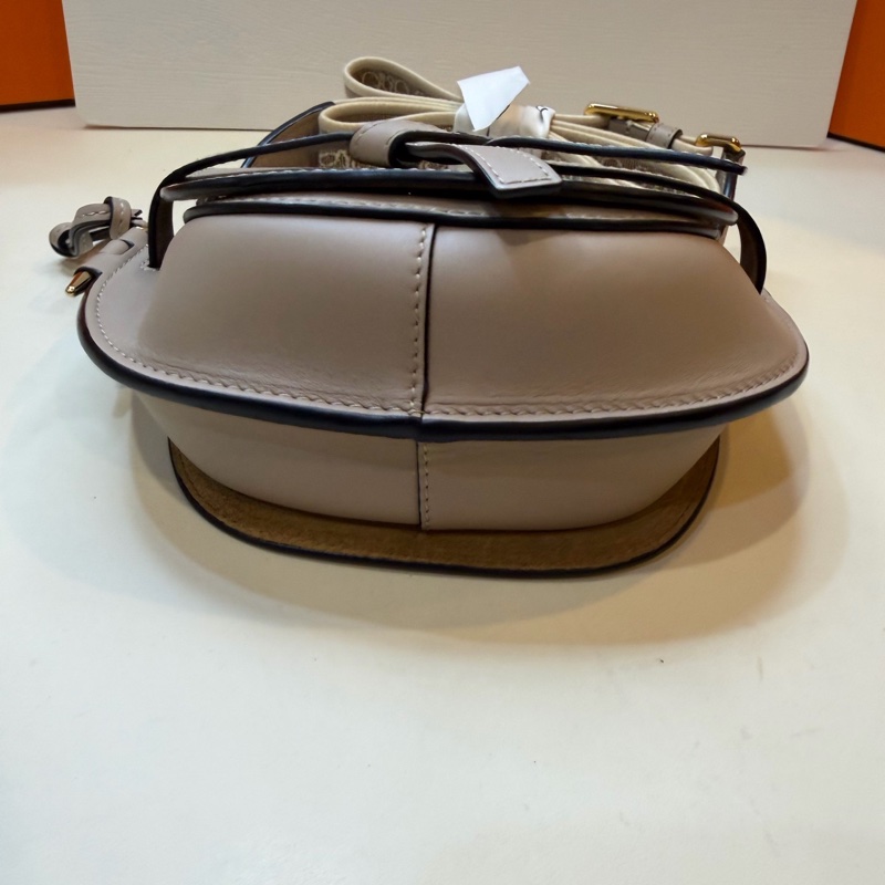 LOEWE羅意威  22年奶茶色 Gate Dual蝴蝶結馬鞍包 底20cm-5