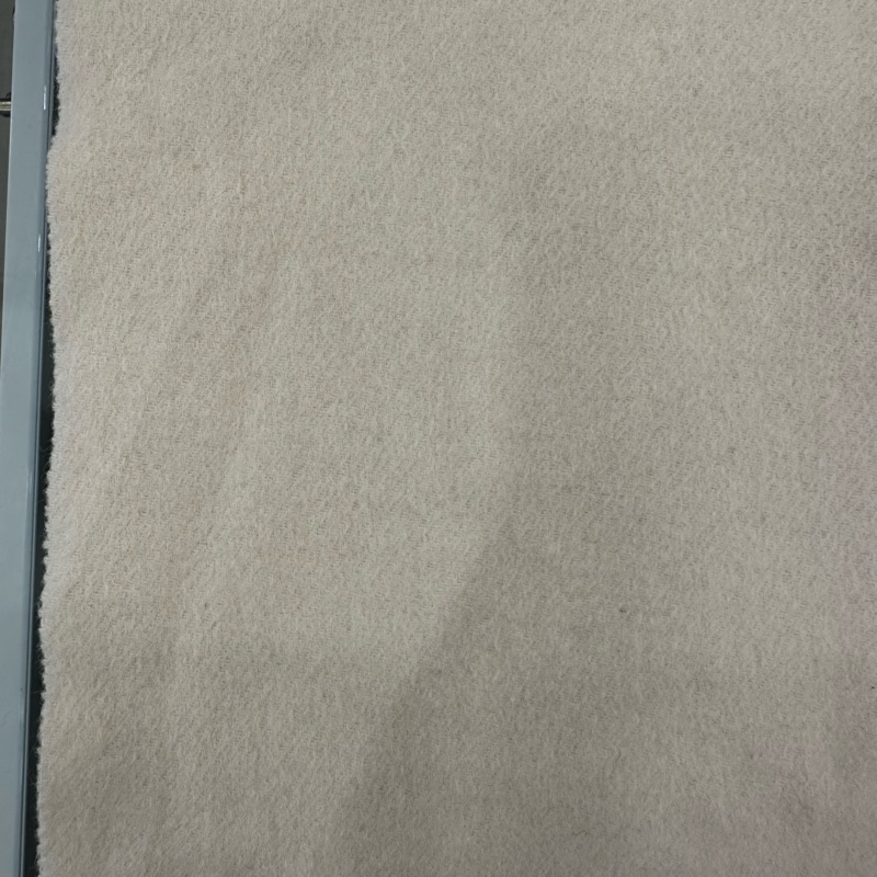 【赫蒂國際精品】Chloe 克羅伊 淺乳白色 奶油色 純色百搭圍巾 vintage-3