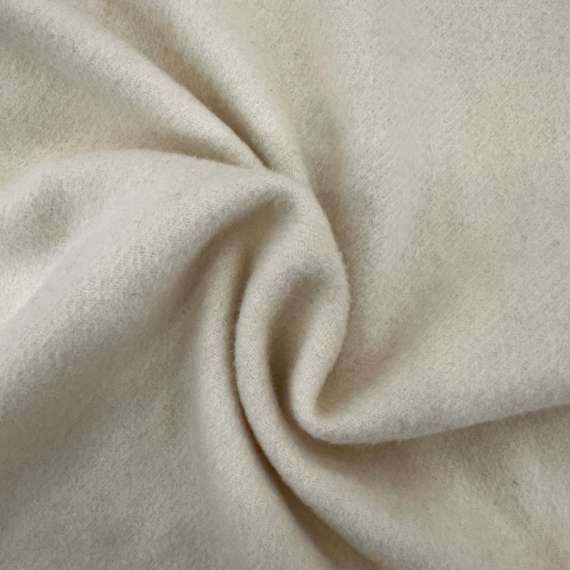 【赫蒂國際精品】Chloe 克羅伊 淺乳白色 奶油色 純色百搭圍巾 vintage-6