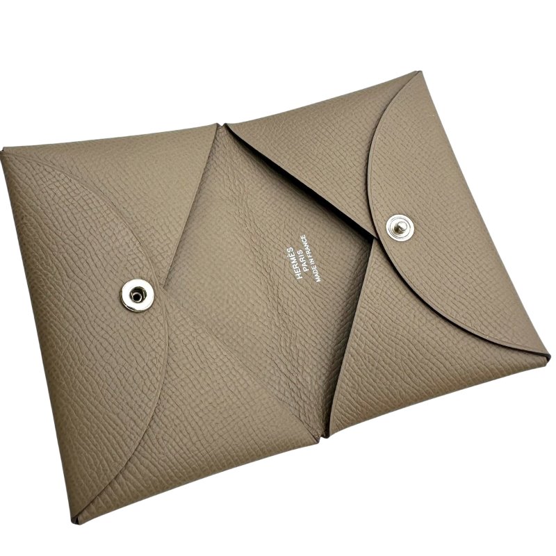 【美收精品】HERMES B刻 大象灰卡夾 C-390【隔月月中將轉賣至日本 上架期限30天】-11