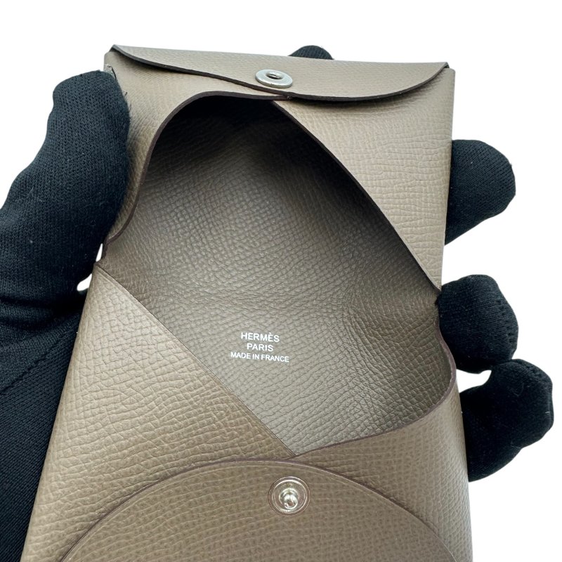 【美收精品】HERMES B刻 大象灰卡夾 C-390【隔月月中將轉賣至日本 上架期限30天】-12