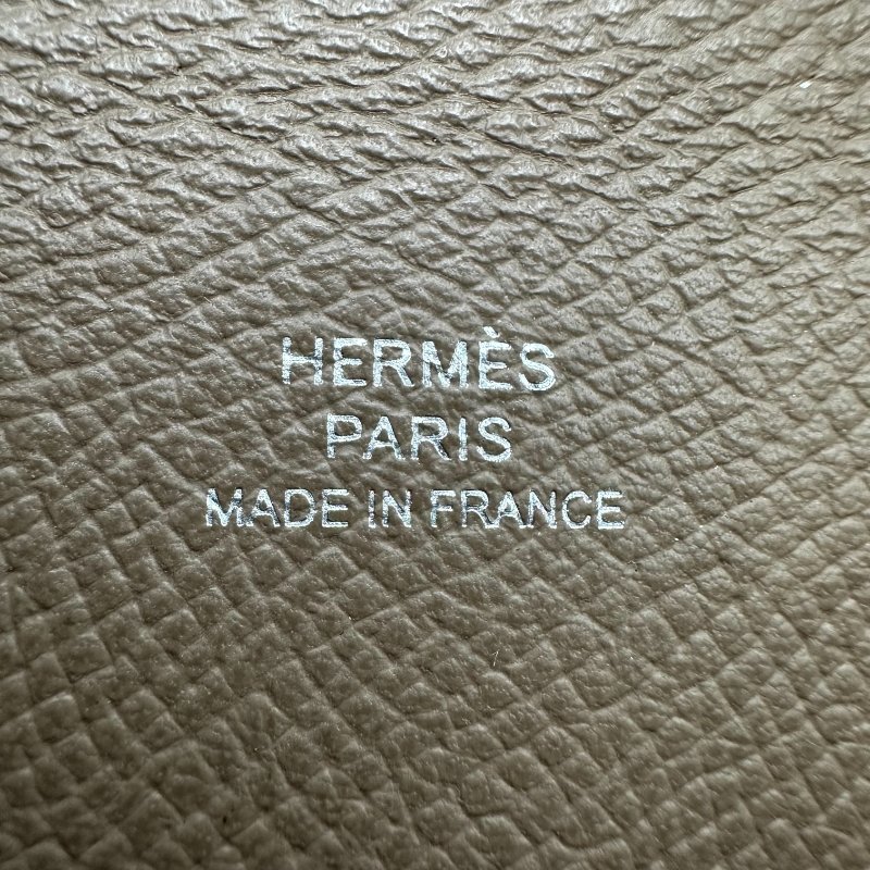 【美收精品】HERMES B刻 大象灰卡夾 C-390【隔月月中將轉賣至日本 上架期限30天】-14