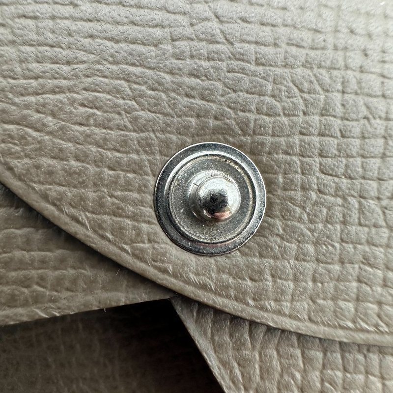 【美收精品】HERMES B刻 大象灰卡夾 C-390【隔月月中將轉賣至日本 上架期限30天】-17