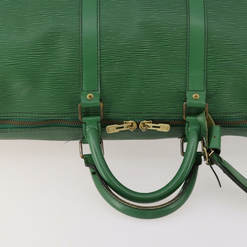 【日本直送】路易威登 Epi Keepall 50 波士頓包 綠色 M42964 LV 正品 171672-6