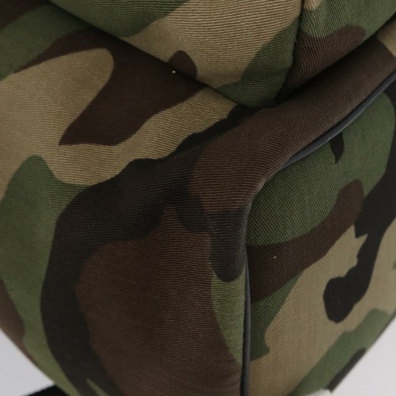 【日本直送】SAINT LAURENT 背包 帆布 卡其色 銀色迷彩 正品 BA10497V-15