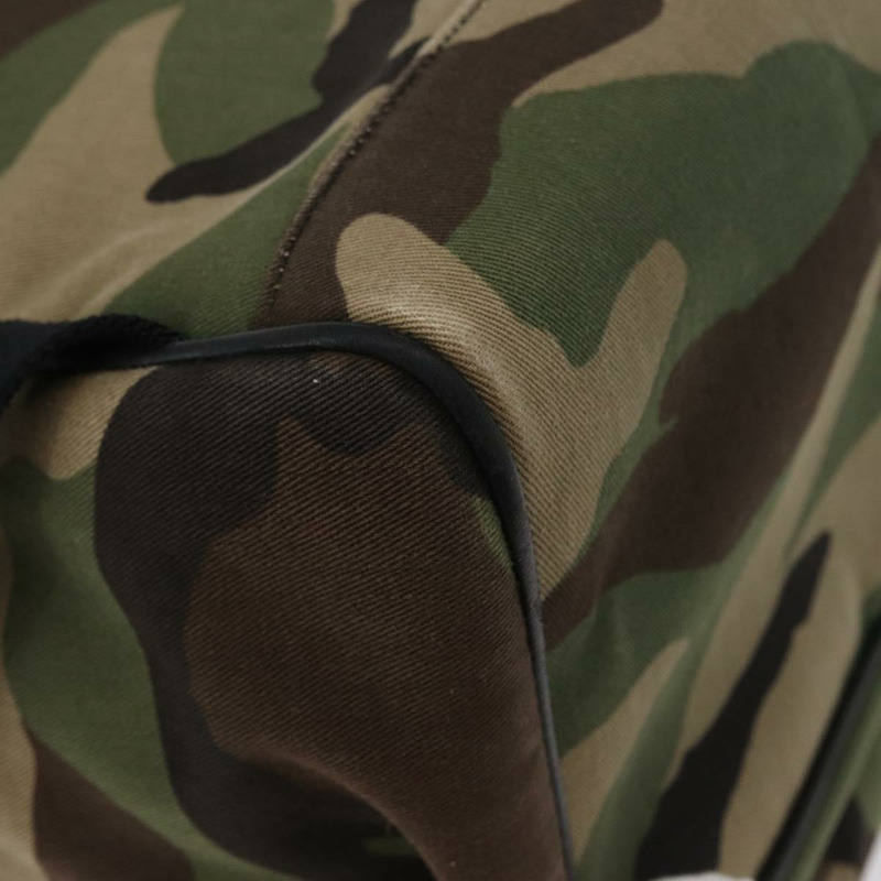 【日本直送】SAINT LAURENT 背包 帆布 卡其色 銀色迷彩 正品 BA10497V-17