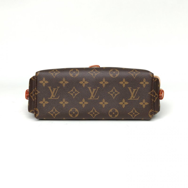 LOUIS VUITTON ODYSSÉE手袋餃子包老花PVC金扣晶片肩背包-4