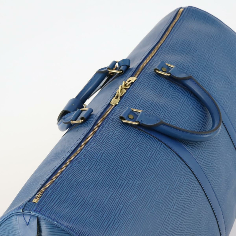 【日本直送】路易威登 Epi Keepall 55 波士頓包 托萊多藍 M42955 LV 正品 ki6545-5