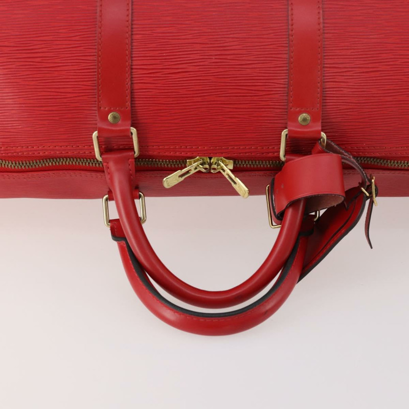 【日本直送】路易威登 Epi Keepall 55 波士頓包 紅色 M42957 LV Auth LNZ240-6