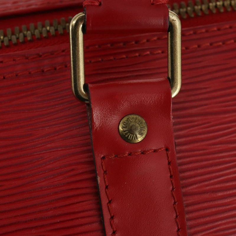 【日本直送】路易威登 Epi Keepall 55 波士頓包 紅色 M42957 LV Auth LNZ240-9