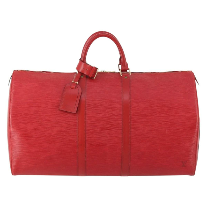 【日本直送】路易威登 Epi Keepall 55 波士頓包 紅色 M42957 LV Auth LNZ240-12
