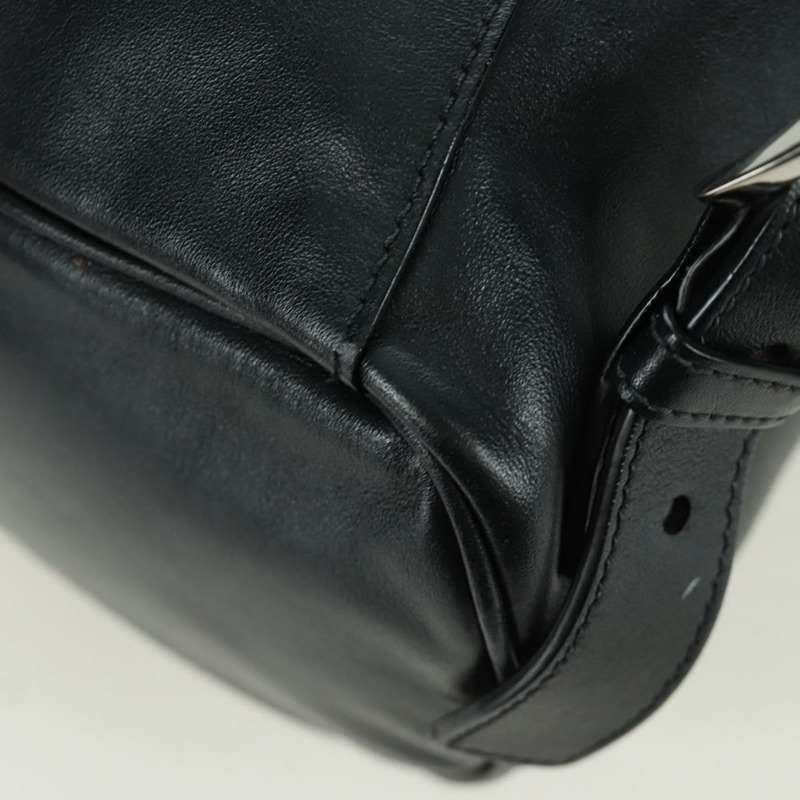 【日本直送】PRADA 黑色金色皮革雙肩包 正品 am10852SAV-18