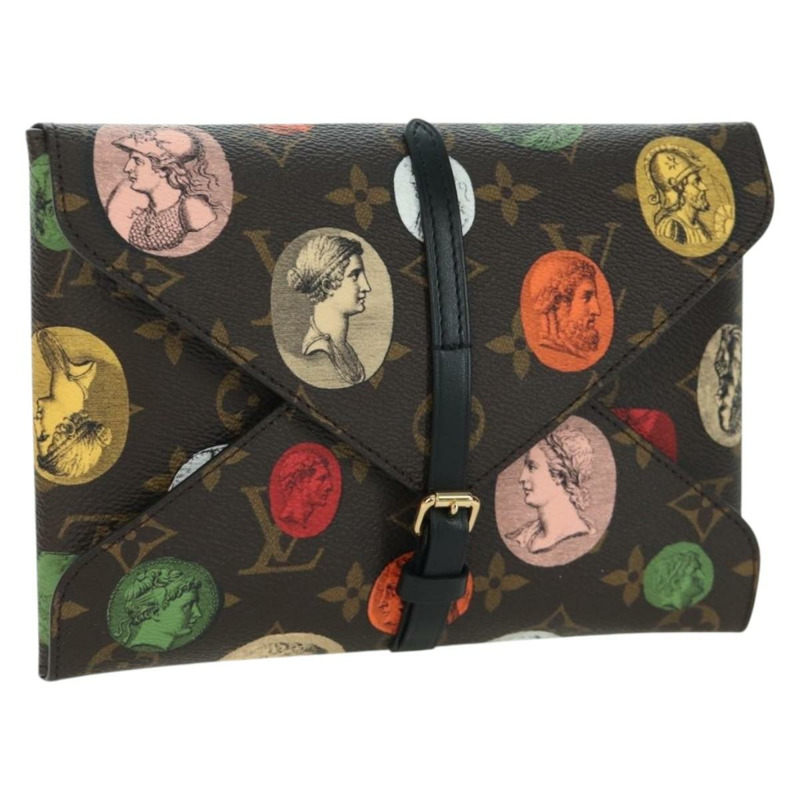 【日本直送】路易威登 Monogram Fornasetti Color Pouch Pouch GI0697 LV Auth 172368M-0