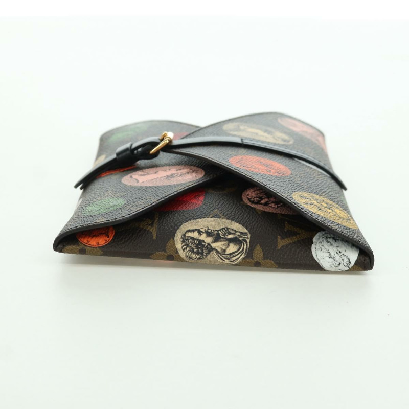 【日本直送】路易威登 Monogram Fornasetti Color Pouch Pouch GI0697 LV Auth 172368M-3