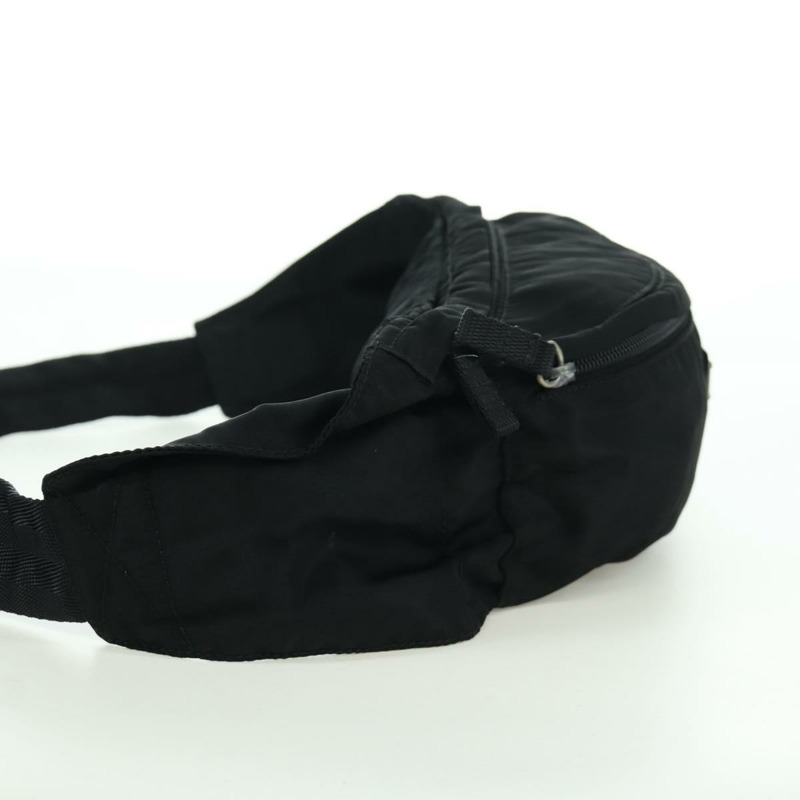 【日本直送】PRADA 腰包 尼龍 黑色 銀色 正品 172984V-2