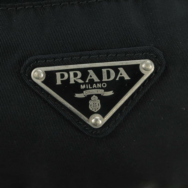 【日本直送】PRADA 腰包 尼龍 黑色 銀色 正品 172984V-18