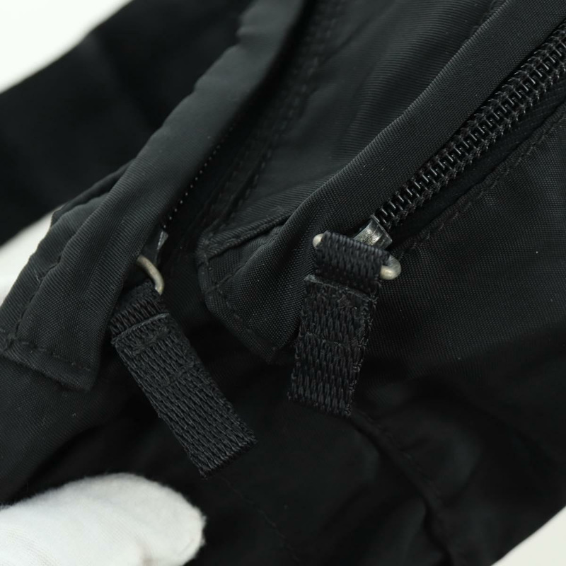 【日本直送】PRADA 腰包 尼龍 黑色 銀色 正品 172984V-19