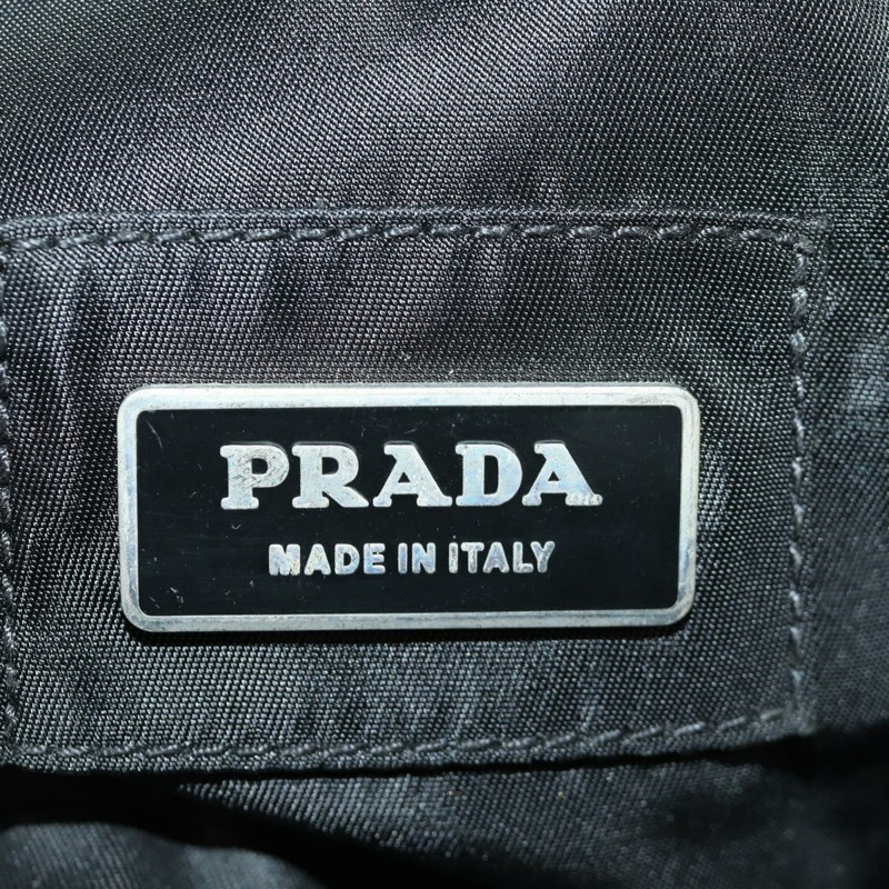 【日本直送】PRADA 腰包 尼龍 黑色 銀色 正品 172984V-20
