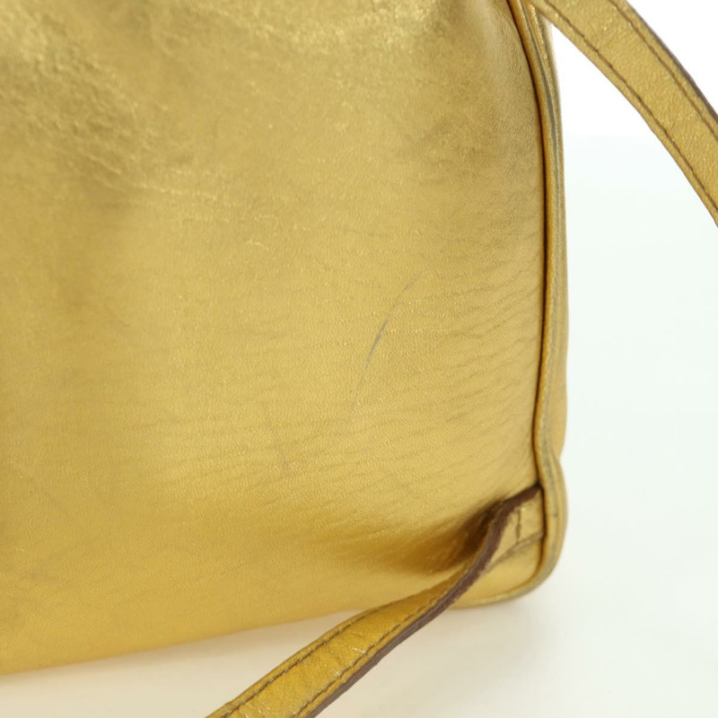 【日本直送】BOTTEGA VENETA 金色皮革雙肩包 正品 172406V-7