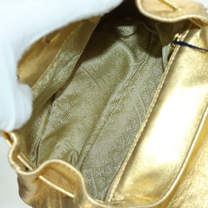 【日本直送】BOTTEGA VENETA 金色皮革雙肩包 正品 172406V-9