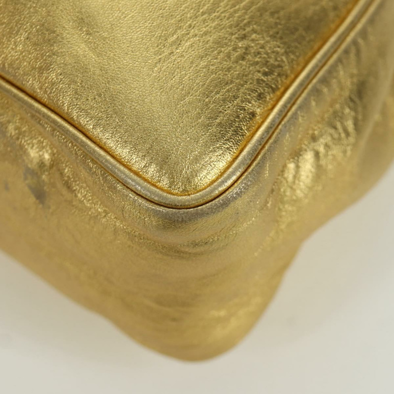 【日本直送】BOTTEGA VENETA 金色皮革雙肩包 正品 172406V-15