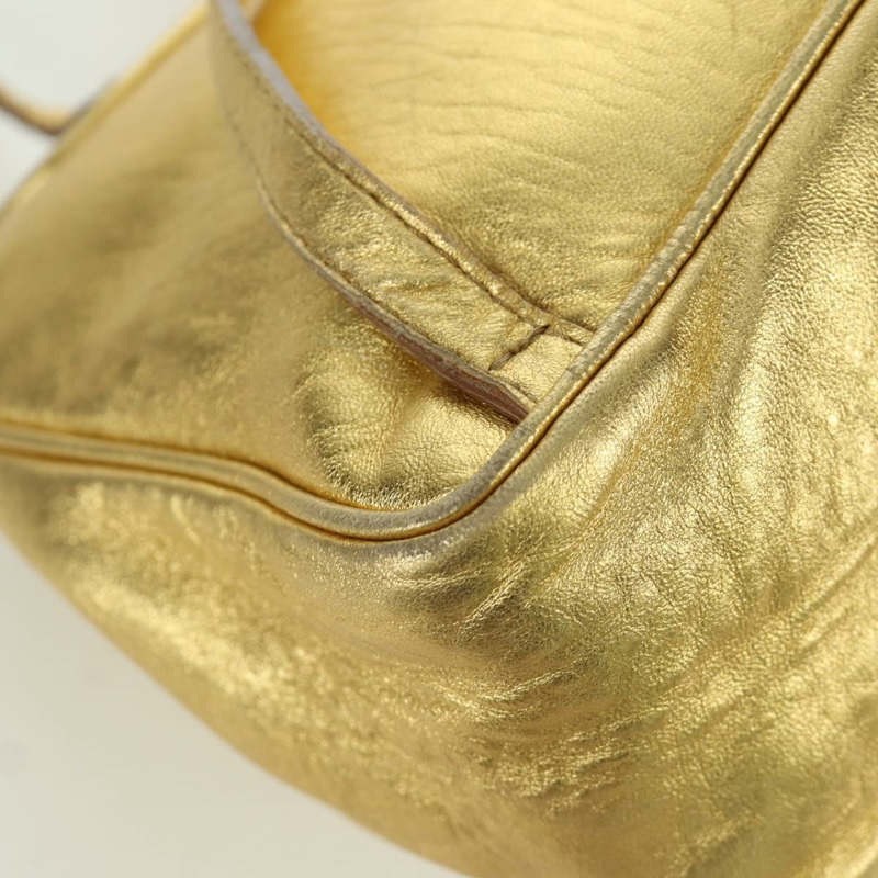 【日本直送】BOTTEGA VENETA 金色皮革雙肩包 正品 172406V-16