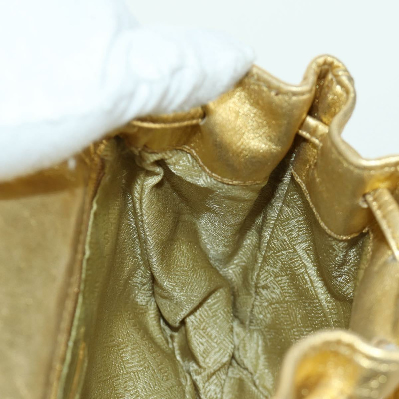 【日本直送】BOTTEGA VENETA 金色皮革雙肩包 正品 172406V-23