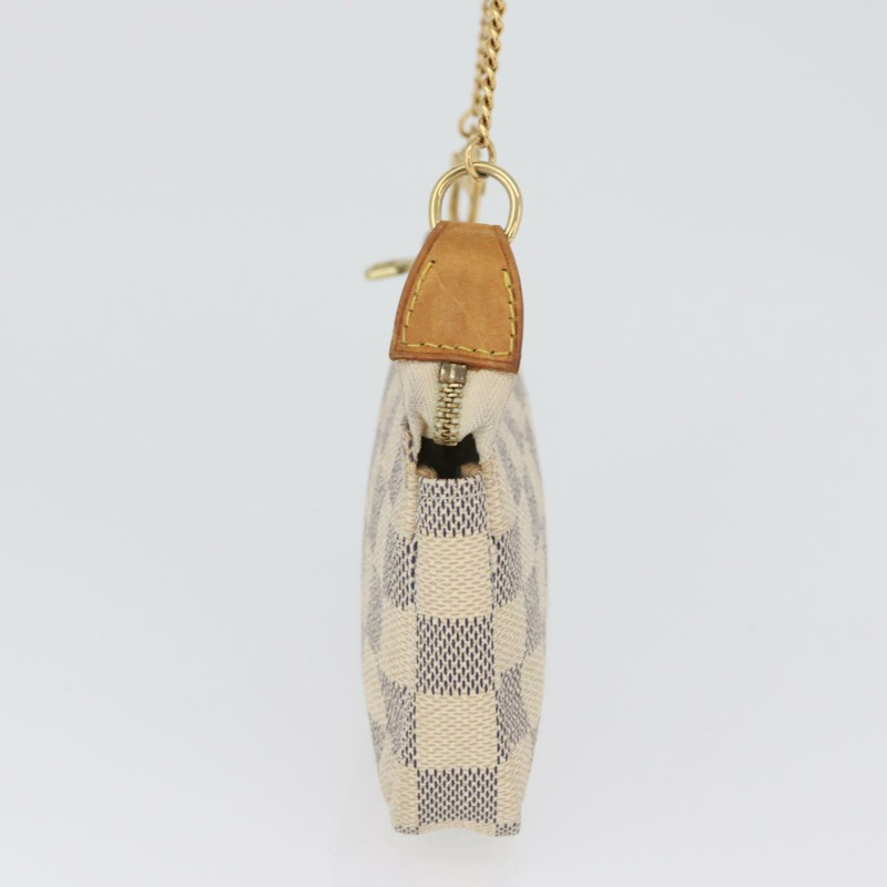 【日本直送】路易威登 Damier Azur 迷你手拿包配件袋 N63005 LV 正品 172435V-2