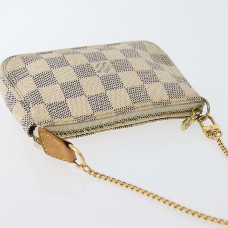 【日本直送】路易威登 Damier Azur 迷你手拿包配件袋 N63005 LV 正品 172435V-5