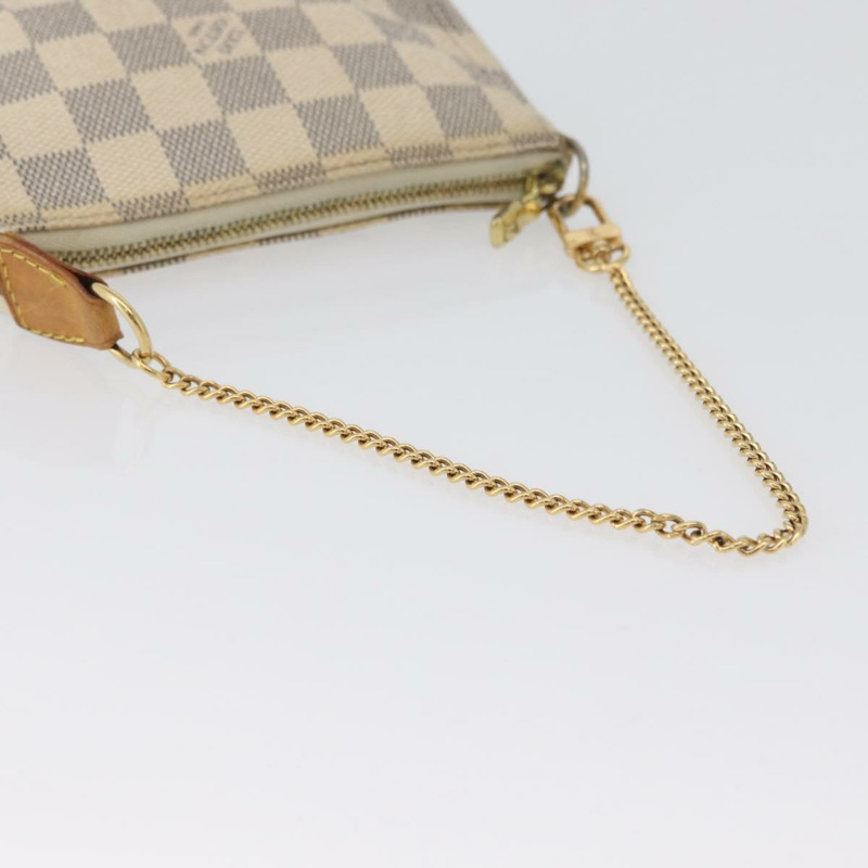 【日本直送】路易威登 Damier Azur 迷你手拿包配件袋 N63005 LV 正品 172435V-6