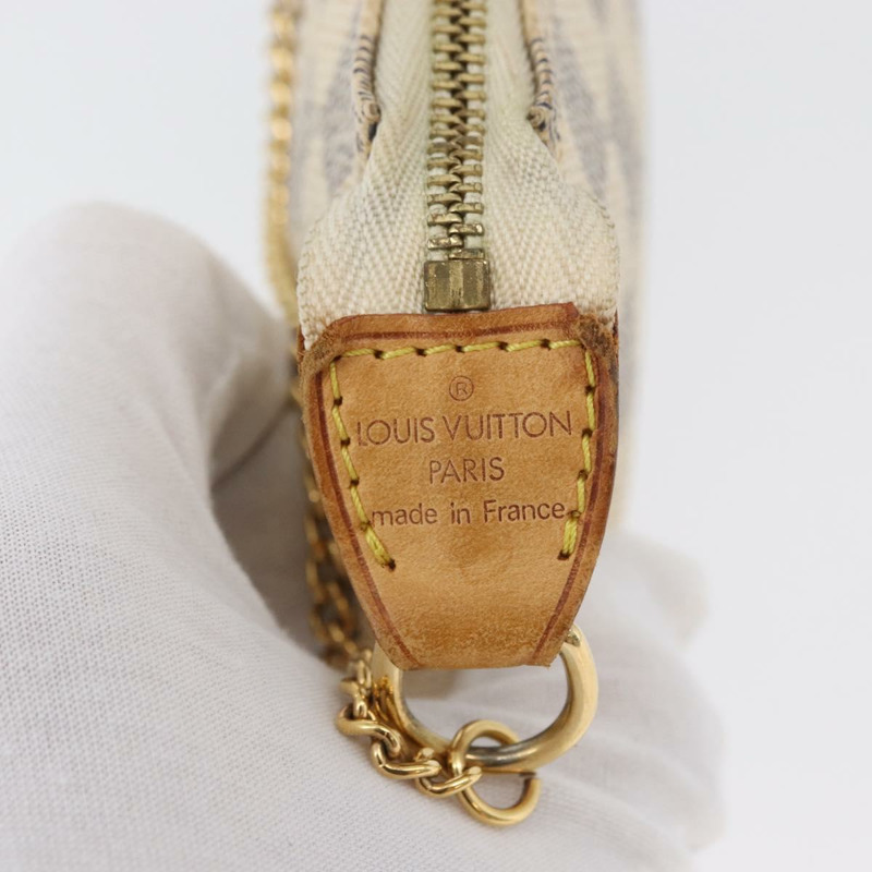 【日本直送】路易威登 Damier Azur 迷你手拿包配件袋 N63005 LV 正品 172435V-8
