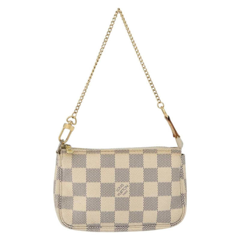 【日本直送】路易威登 Damier Azur 迷你手拿包配件袋 N63005 LV 正品 172435V-12