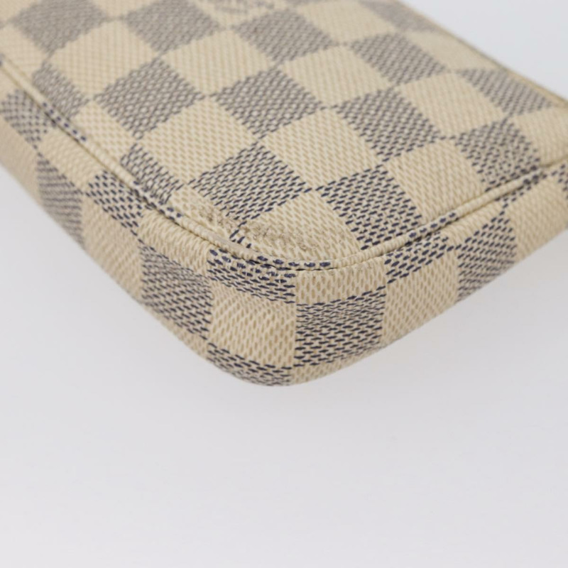 【日本直送】路易威登 Damier Azur 迷你手拿包配件袋 N63005 LV 正品 172435V-16