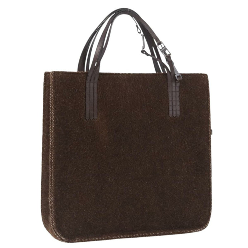 【日本直送】香奈兒 (CHANEL) 手提包 Mouton Brown CC Auth bs32769-0