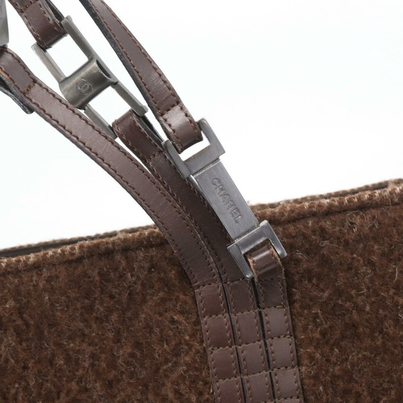 【日本直送】香奈兒 (CHANEL) 手提包 Mouton Brown CC Auth bs32769-9
