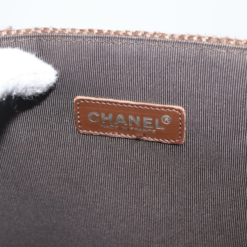 【日本直送】香奈兒 (CHANEL) 手提包 Mouton Brown CC Auth bs32769-16