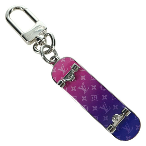 路易威登 Bijoux Sac Skate Board Charm 金屬銀色 MP3269 Auth 168252M