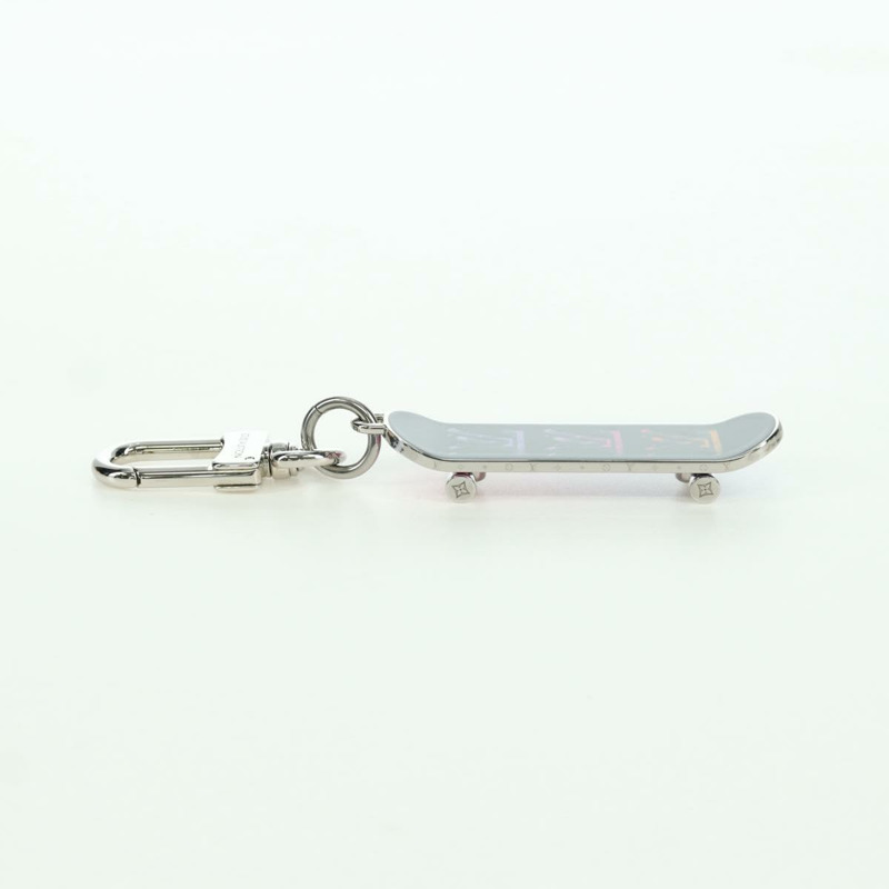 【日本直送】路易威登 Bijoux Sac Skate Board Charm 金屬銀色 MP3269 Auth 168252M-13